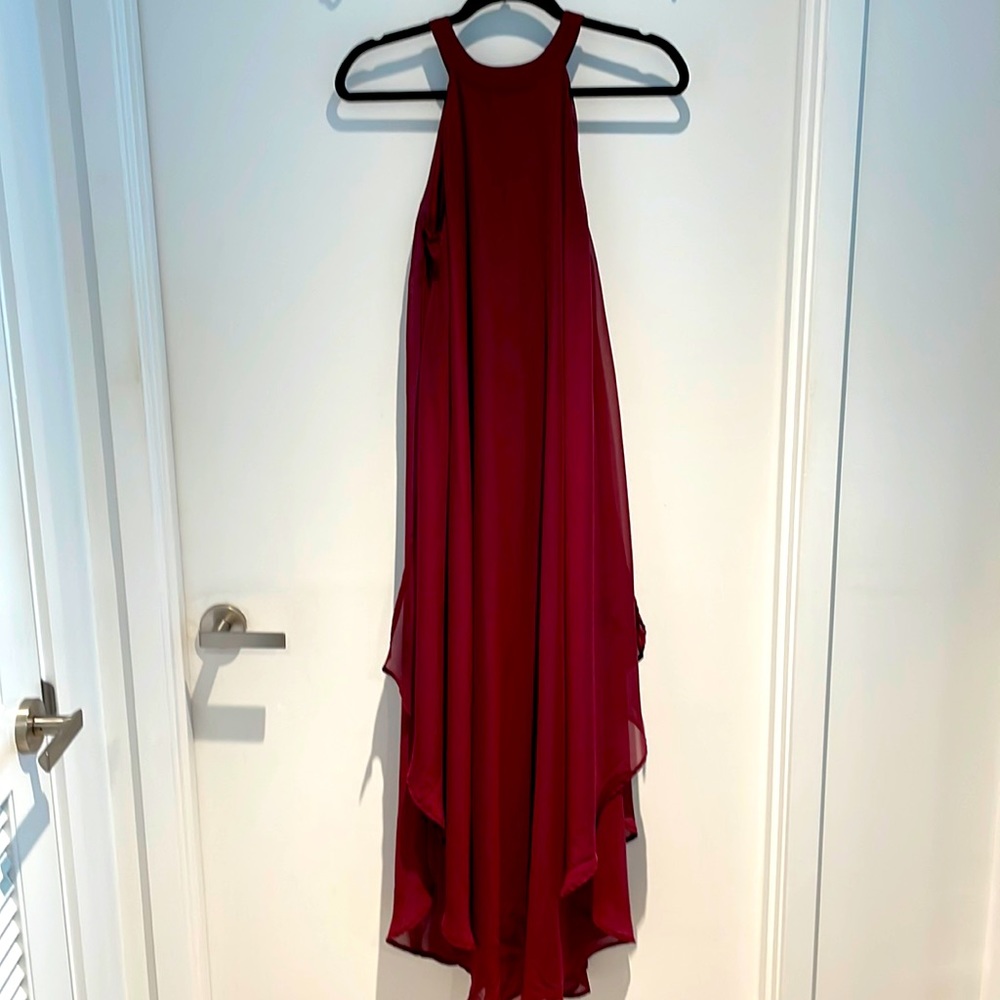 Elegant long with short under dress